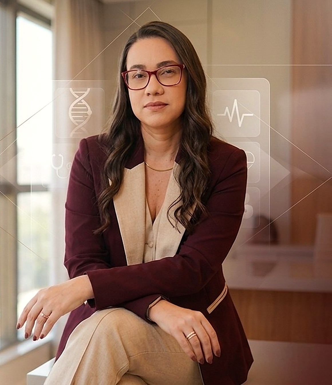 Erika Barbosa, advogada, em seu escritório